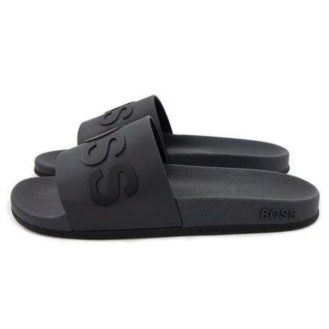 Logo Monogram slides in grey 